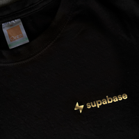 The $1 million Gold Supabase Logo Hackathon Prize Tee